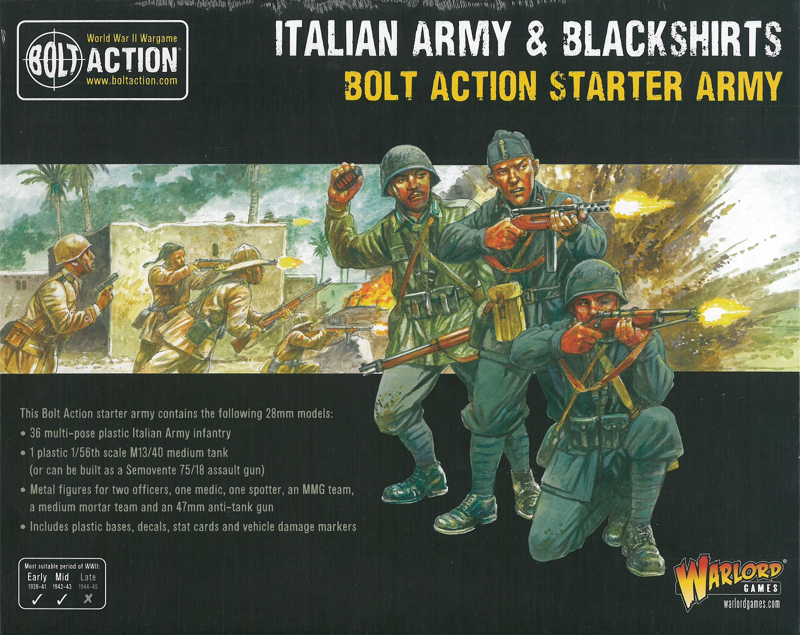 Bolt Action Italian Army Blackshirts Starter Army Strefamarzen Pl