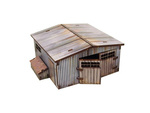 Micro Art H00130 WW2 Normandy Large Tin Shed (28 mm) - szopa blaszana