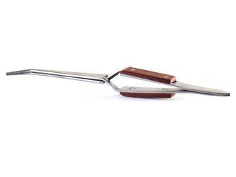 Adammed - Pęseta samozaciskowa zagięta izolowana  