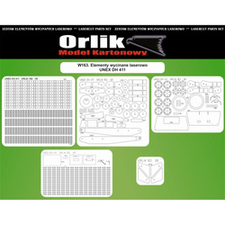  Orlik W194 Elementy wycinane laserowo do modelu kartonowego Orlik 194 Eu47