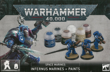 Space Marines Infernus Marines + Paint Set