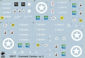 Toro 35D17 1/35 Cromwell i Centaur w Psz Cz.2