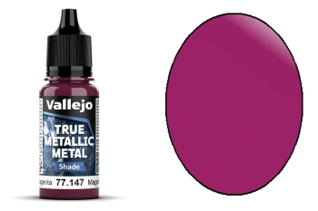 Vallejo 77147 True Metallic Metal 147 Shade Crimson Magenta