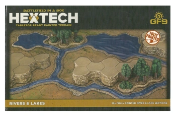 Battlefield in A Box HexTech HEXT32 Rivers and Lakes
