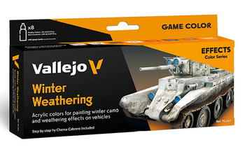 Vallejo Effects Color Series 70263 Winter Weathering zestaw 8 farb