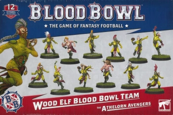 Blood Bowl Wood Elf Team / The Athelorn Avengers