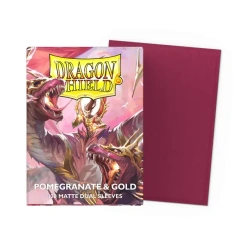 Koszulki Standard Dragon Shield Matte Dual Pomegranate Gold (100 sztuk)