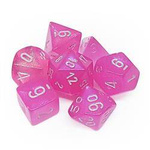 Kości zestaw RPG Borealis Pink Chessex