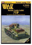 Model kartonowy WAK-5/09 7TP - Polski czołg lekki