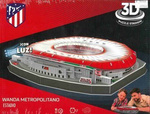 Puzzle 3D 87 el. Stadion Wanda Madryt LED