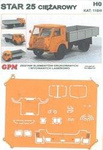 Model kartonowy GPM 118H0 Star 25 1:87(H0)
