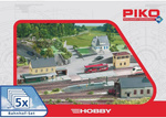 Piko 61923 zestaw budynków Bahnhof-Set