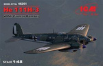 ICM 48261 He 111H-3 WWII German Bomber