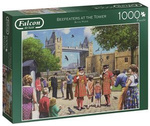 Puzzle 1000 FALCON Strażnicy zamku Tower (Jumbo)