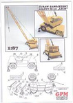 Model kartonowy GPM 88H0 Żuraw Samojezdny ŻK-101 "Lech"