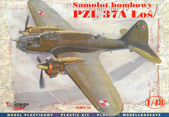 Mirage Hobby 48131 PZL-37A Łoś Samolot Bombowy 