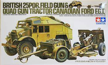 Tamiya 35044 25pdr. Field Gun & Quad Gun Tractor