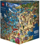 Puzzle 1000 el. Zwariowana plaża (Heye)