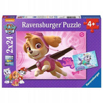 Puzzle 2x24 el. Psi Patrol Skye i Everest Ravensburger)