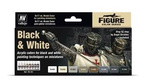 Zestaw farb Vallejo 70151 Black & White zestaw farb