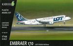 Karaya 144-20 Embraer 170 LOT Polish Airlines model plastikowy do sklejenia i pomalowania