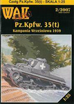 Model kartonowy WAK Extra 2/07 Czołg lekki Pz.kpfw. 35(t)