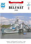 Model kartonowy JSC nr 95 krążownik Belfast