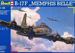 Revell 04297 B-17F ,,Memphis Belle" model plastikowy do sklejenia i pomalowania