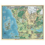 D&D Sword Coast Adventurer's Guide Faerun Map Mapa