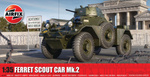 Airfix A1379 Ferret Scout Car Mk.2 model plastikowy do sklejenia i pomalowania