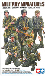 Tamiya 35382 German Infantry Set (Late WWII) zestaw figurek do sklejenia