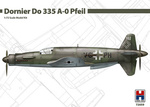 Model plastikowy do sklejenia i pomalowania Hobby 2000 Dornier Do 335 A-0 Pfeil