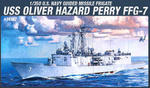 Model plastikowy do sklejenia Academy 14102 USS Oliver Hazard Perry FFG-7
