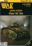 Model kartonowy WAK 5-6/12 Czołg ciężki Char B1 bis