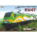 Orlik 194 EU47 Bombardier TRAXX P160DC model kartonowy do sklejenia