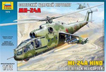 Zvezda 7273 Mi-24A Hind Soviet Attack Helicopter