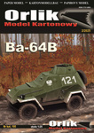 Orlik 195 Ba-64B model kartonowy do sklejenia