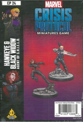 Marvel Crisis Protocol Hawkeye & Black Widow, Agent of S.H.I.E.L.D. Character Pack CP24