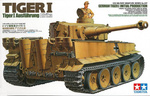 Model plastikowy do sklejenia i pomalowania Tamiya 35227 Tiger I Initial Production Afrika