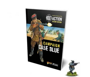 Bolt Action Case Blue campaign book + promo figure "Black Feathers, White Hell"