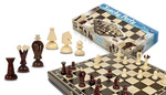 Szachy drewniane perły 35cm (Magiera)