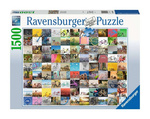Puzzle 1500 elementów 99 Rowerów (Ravensburger)