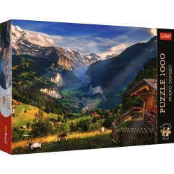 Puzzle 1000 el. Dolina Lauterbrunnen (Trefl)