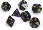 Kości zestaw RPG Chessex 27499 Lustrous Shadow w/Gold