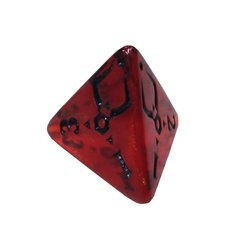 MTG Planeswalker Dice D4 - czerwona