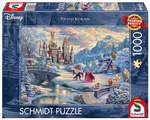 Puzzle 1000 Thomas Kinkade Piękna i Bestia Zimowe oczarowanie (Schmidt)