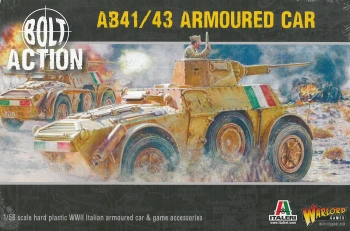 Bolt Action Italian Autoblinda AB41/43 Armoured Car (plastic)