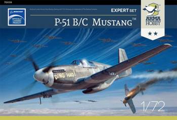 Arma Hobby 70038 Mustang P-51B/C Expert Set