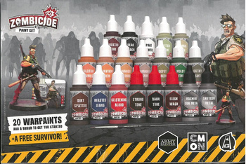 Army Painter Zestaw farb do Zombiecide 2 edycji + figurka