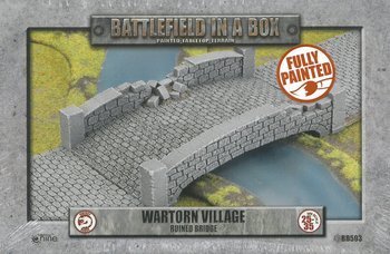 Battlefield In A Box Wartorn Village Ruined Bridge - zrujnowany most